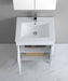 600-750*460mm Bathroom Vanity Standard PVC Gloss White Freestanding With Kickboard Vanity