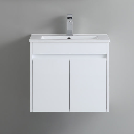 600-750*460mm Bathroom Vanity Standard PVC Gloss White Wall Hung Soft Closing  Vanity - HD reno
