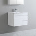 600-750*460mm Bathroom Vanity Standard PVC Gloss White Wall Hung Soft Closing  Vanity - HD reno