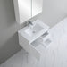 600-750*460mm Bathroom Vanity Standard PVC Gloss White Wall Hung Soft Closing  Vanity - HD reno