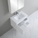 600-750*460mm Bathroom Vanity Standard PVC Gloss White Wall Hung Soft Closing  Vanity - HD reno