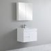 600-750*460mm Bathroom Vanity Standard PVC Gloss White Wall Hung Soft Closing  Vanity - HD reno