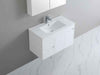 900-1800*460mm Bathroom Vanity Standard PVC Gloss White Wall Hung Vanity