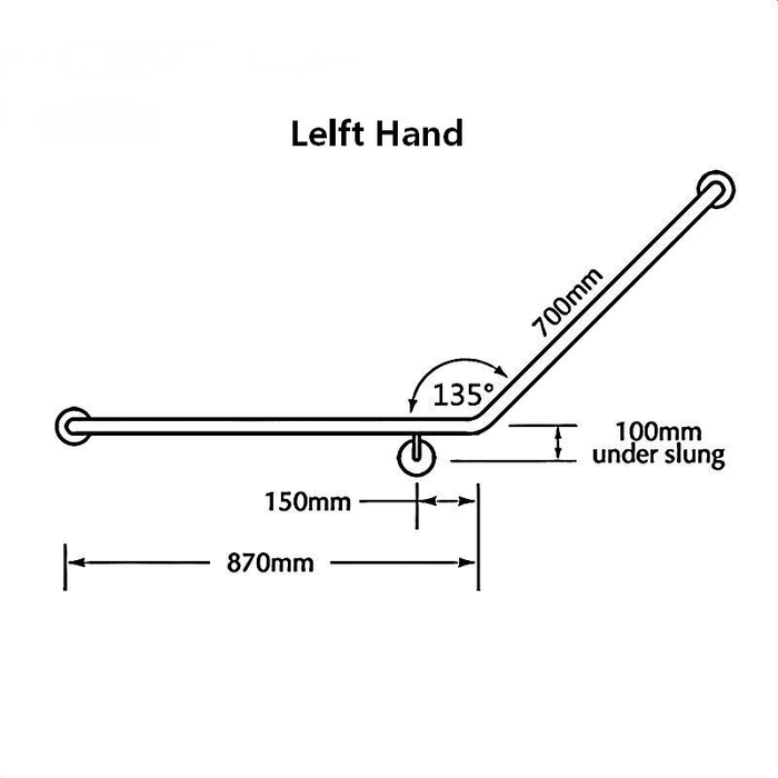 Left-Hand Integrated Accessible Care Bathroom Package - Complete Shower, Toilet & Support System