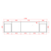 900-1800*460mm Bathroom Vanity Standard PVC Gloss White Wall Hung Vanity