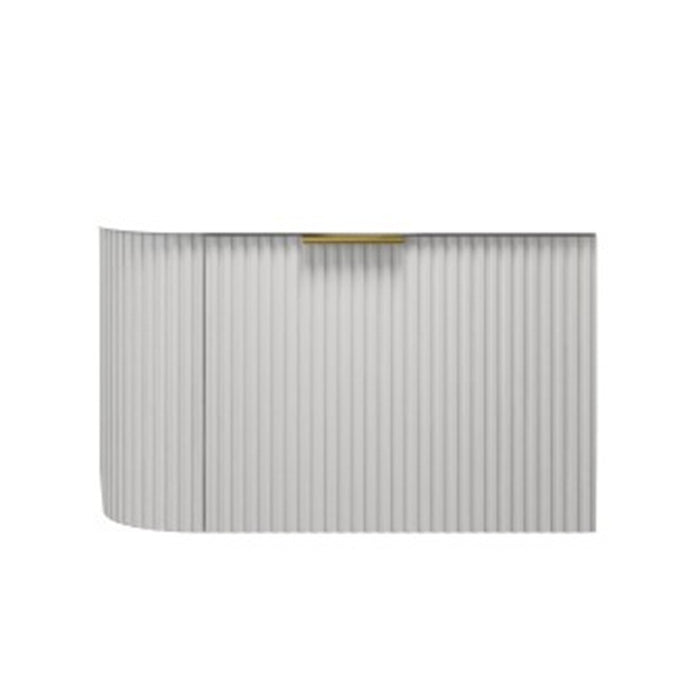 600-1500*455*450mm Infinity Rio Matt White Plywood R-Corner Wall Hung Vanity