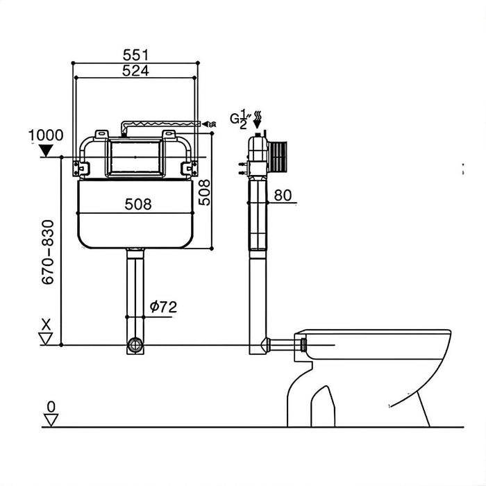 560*365*400mm Inspire Voghera Rimless Wellness Spa Smart Bidet Wall Faced Toilet Set