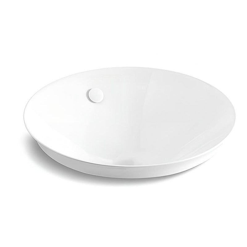 425mm Kohler Veil Vessel Round Slim Rim Semi Insert Basins With Overflow