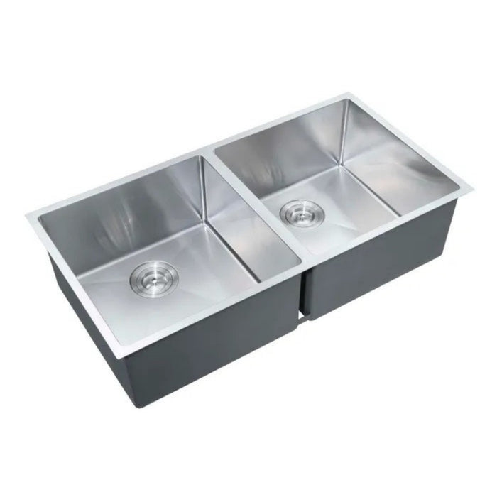 880*450*220mm Inspire ARTE Brushed Stainless Steel Double Bowl Top/Under Mount Kitchen Sink