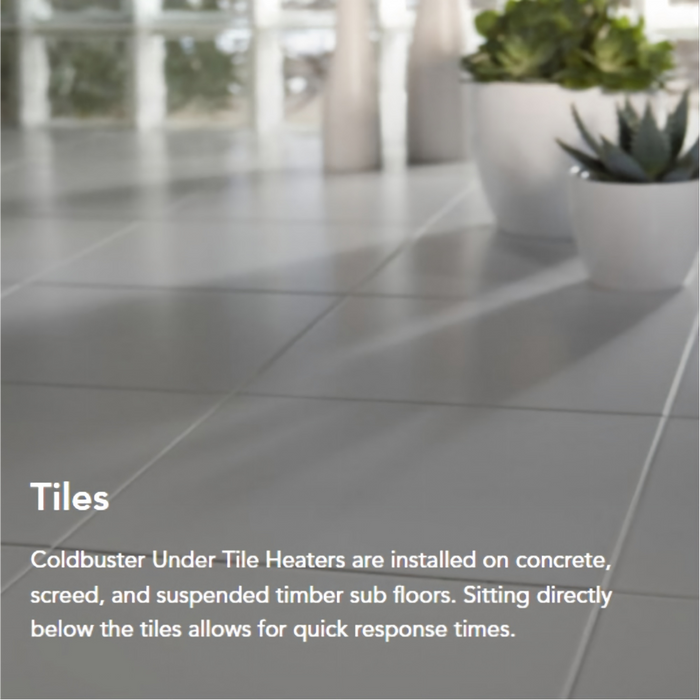 Coldbuster Underfloor Heating | Electric Floor Heating Australia | Warm Floors for Every Space