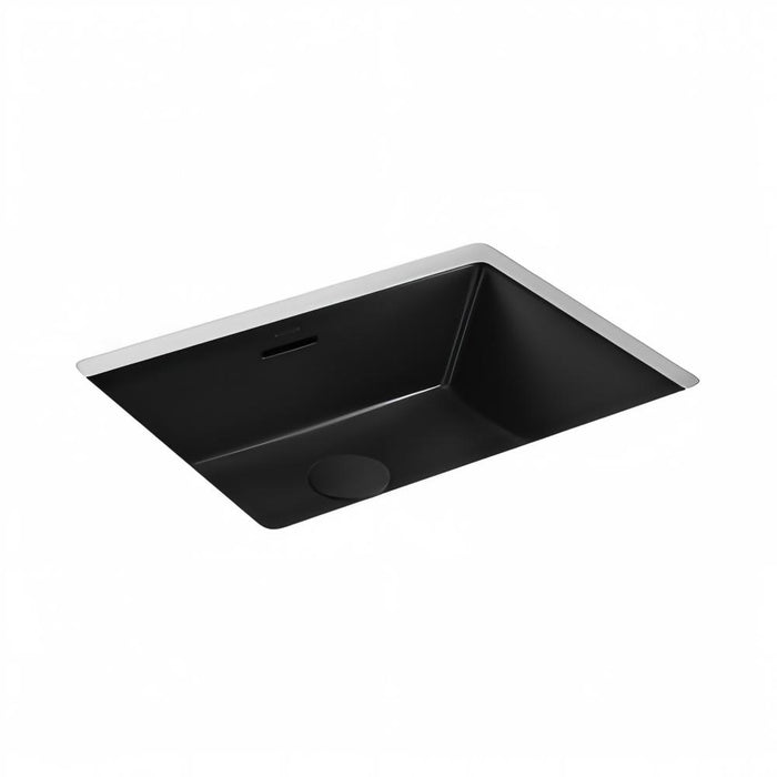 482*352*184mm Kohler Brazn Ceramic Rectangle With Overflow Under-Mount Basins