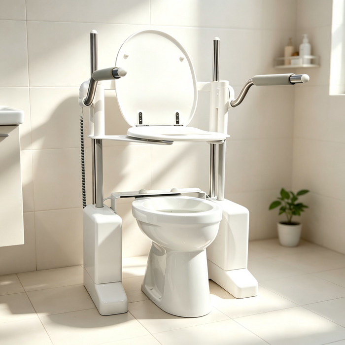 Aerolet Vertical Electric Toilet Lift - Parallel With Lower Arm