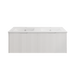 600-1800*450*400mm Vienna Matt White MR Melamined Board Panel With PVC Coating Fluted Wall Hung Vanity - HD reno