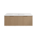600-1800*450*400mm ABS Vienna American Oak MR Melamined Board Panel With PVC Coating Fluted Wall Hung Vanity - HD reno