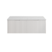 600-1800*450*400mm Vienna Matt White MR Melamined Board Panel With PVC Coating Fluted Wall Hung Vanity - HD reno