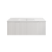600-1800*450*400mm Vienna Matt White MR Melamined Board Panel With PVC Coating Fluted Wall Hung Vanity - HD reno