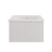 600-1800*450*400mm Vienna Matt White MR Melamined Board Panel With PVC Coating Fluted Wall Hung Vanity - HD reno