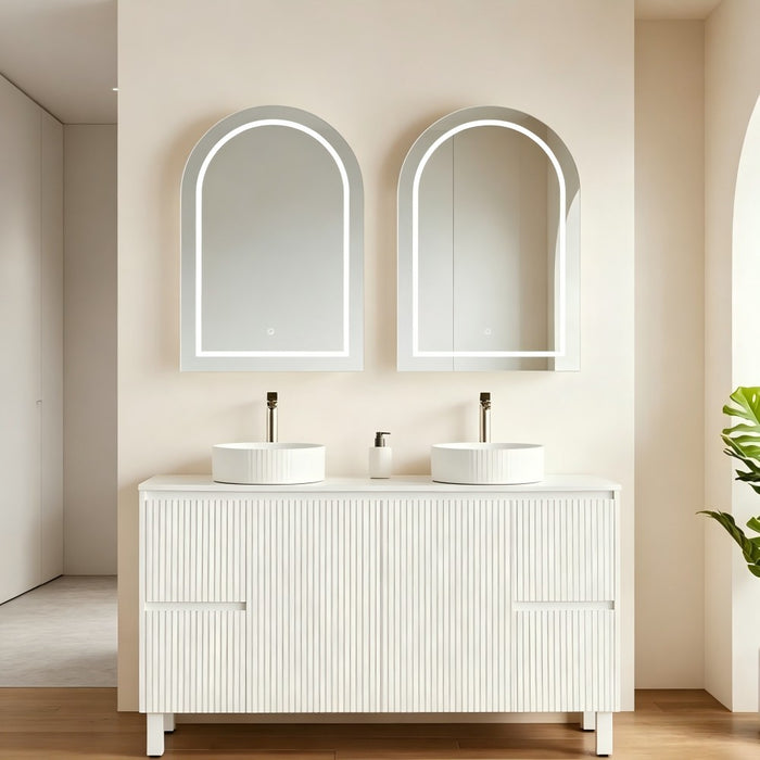 600*900mm Poseidon LED Olivia Arch Copper-free Polyurethane Shaving Cabinet