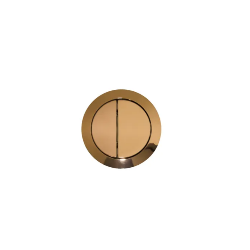 Round Toilet Flush Button Black/Chrome/Gold/Gun Metal/Matt White/Rose Gold